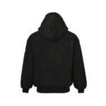 Balenciaga 23Fw Lambswool Sleeve Zipper Hooded Jacket
