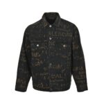 Balenciaga 24Fw Color Printed Denim Jacket
