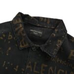 Balenciaga 24Fw Color Printed Denim Jacket