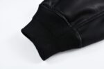 Balenciaga Paris leather baseball jacket