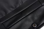 Balenciaga Paris leather baseball jacket