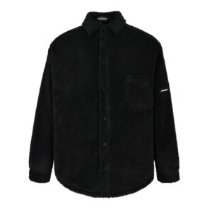 Balenciaga Lambswool sleeve jacket Black
