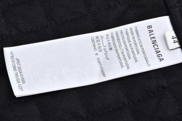 Balenciaga Lambswool sleeve jacket Black