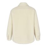 Balenciaga Lambswool sleeve jacket White