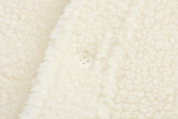 Balenciaga Lambswool sleeve jacket White