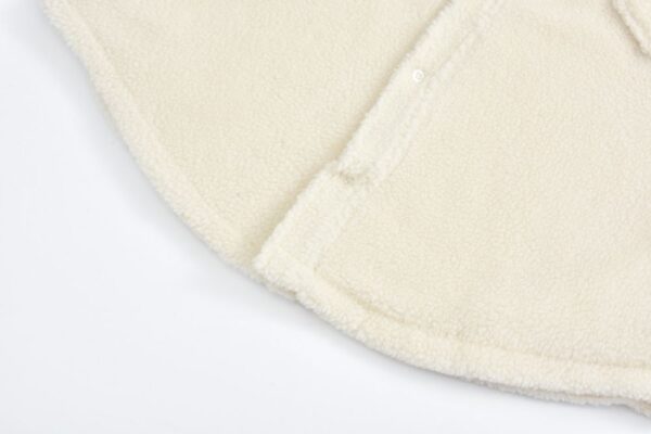 Balenciaga Lambswool sleeve jacket White