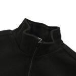 Balenciaga Embroidered patchwork zipper stand collar woolen coat