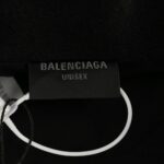 Balenciaga Embroidered patchwork zipper stand collar woolen coat