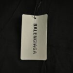 Balenciaga Embroidered patchwork zipper stand collar woolen coat