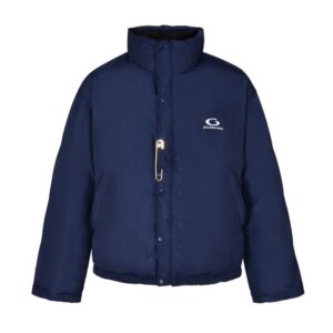 Balenciaga Double-faced cotton jacket with ring buckle