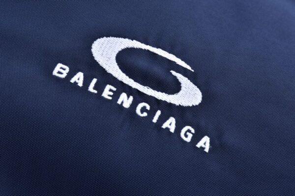 Balenciaga Double-faced cotton jacket with ring buckle