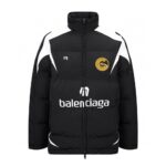 Balenciaga No. 10 Football Patchwork Cotton Jacket