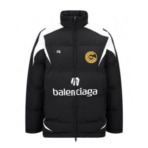 Balenciaga No. 10 Football Patchwork Cotton Jacket
