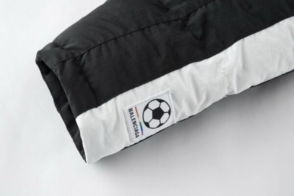 Balenciaga No. 10 Football Patchwork Cotton Jacket