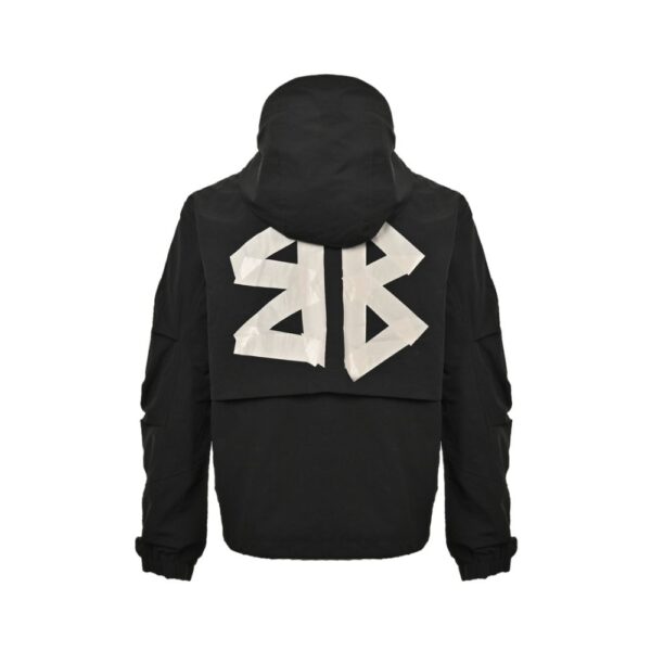 Balenciaga 24Fw Tape Print Hooded Windbreaker Jacket