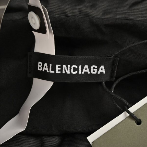 Balenciaga 24Fw Tape Print Hooded Windbreaker Jacket