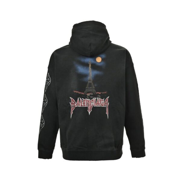 Balenciaga 24Fw Reverse Tower Zip Hooded Jacket