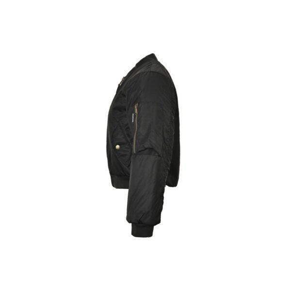 Balenciaga 24Fw Sleeve Zipper Cropped Bomber Jacket