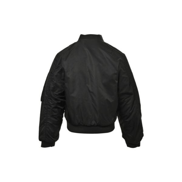 Balenciaga 24Fw Sleeve Zipper Cropped Bomber Jacket