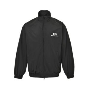 Balenciaga 24Fw Double Ring Letter Embroidery Jacket