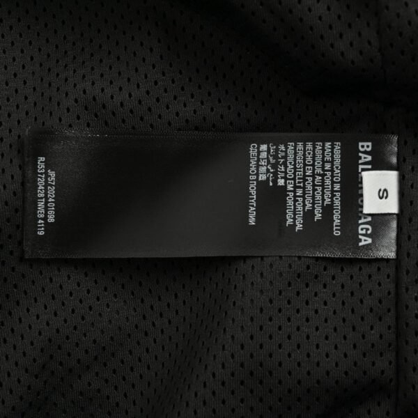 Balenciaga Woven Jacket with Circle Embroidery and Logo