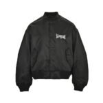 Balenciaga 24Fw Bomber curved letter light flight cotton jacket