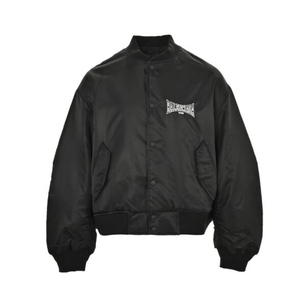 Balenciaga 24Fw Bomber curved letter light flight cotton jacket