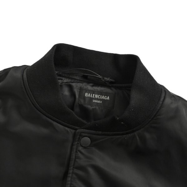 Balenciaga 24Fw Bomber curved letter light flight cotton jacket