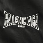Balenciaga 24Fw Bomber curved letter light flight cotton jacket