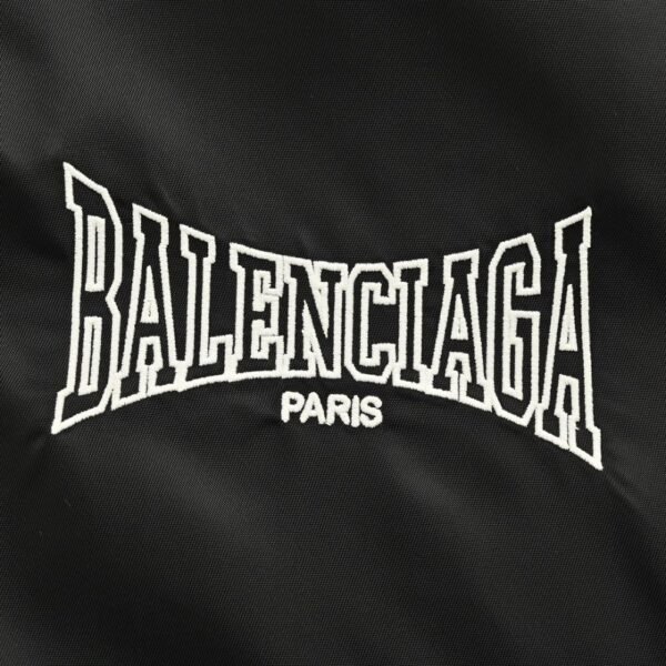 Balenciaga 24Fw Bomber curved letter light flight cotton jacket