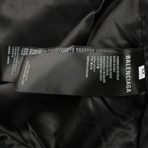 Balenciaga 24Fw Bomber curved letter light flight cotton jacket