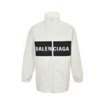 Balenciaga 23Fw Letter patchwork jacket White
