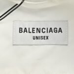 Balenciaga 23Fw Letter patchwork jacket White