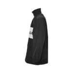 Balenciaga 23Fw Letter patchwork jacket Black