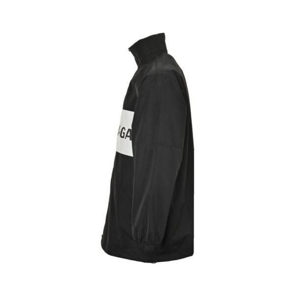 Balenciaga 23Fw Letter patchwork jacket Black