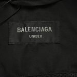 Balenciaga 23Fw Letter patchwork jacket Black