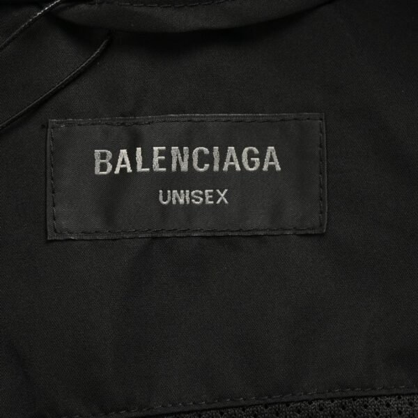 Balenciaga 23Fw Letter patchwork jacket Black