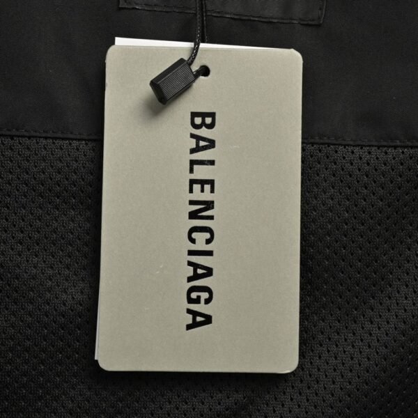 Balenciaga 23Fw Letter patchwork jacket Black
