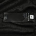 Balenciaga 23Fw Letter patchwork jacket Black