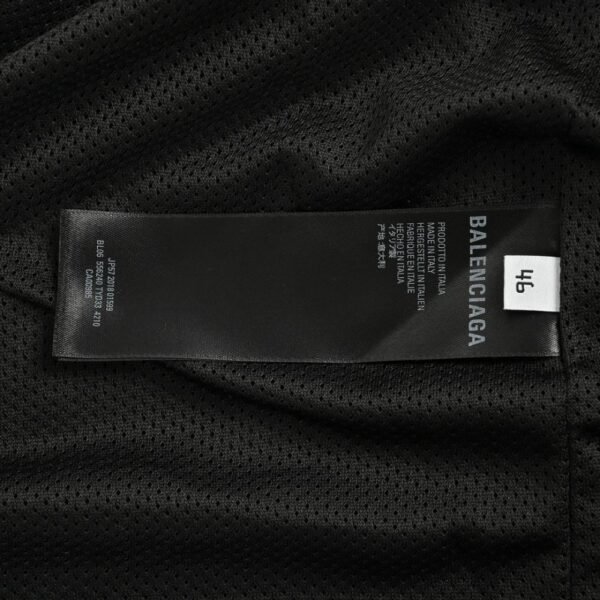 Balenciaga 23Fw Letter patchwork jacket Black