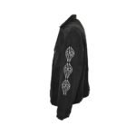 Balenciaga 23Fw washed Sanskrit tower denim jacket