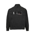 Balenciaga 24Fw Coke Embroidered Denim Jacket