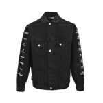 Balenciaga  24Fw all over print denim jacket