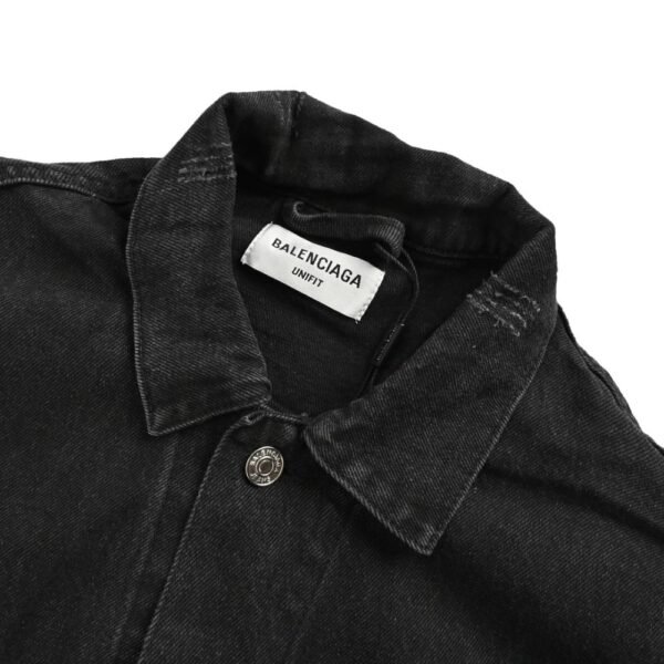 Balenciaga  24Fw all over print denim jacket