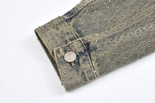 Balenciaga 23FW diamond denim jacket