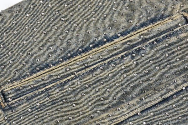 Balenciaga 23FW diamond denim jacket