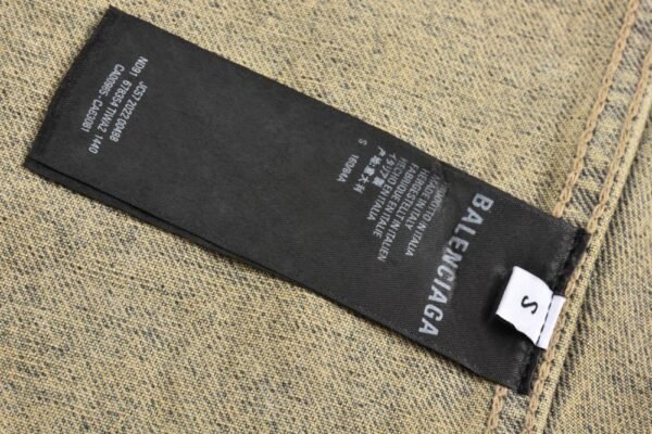 Balenciaga 23FW diamond denim jacket