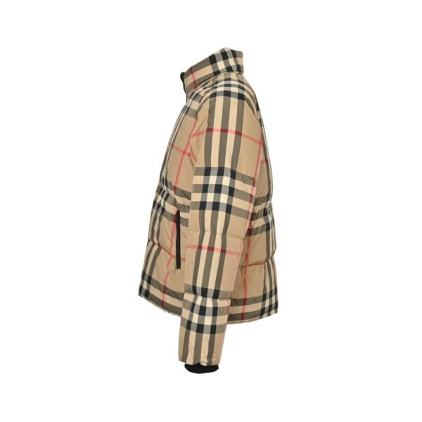 Burberry 24Fw Classic plaid striped down jacket