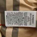 Burberry 24Fw Classic plaid striped down jacket