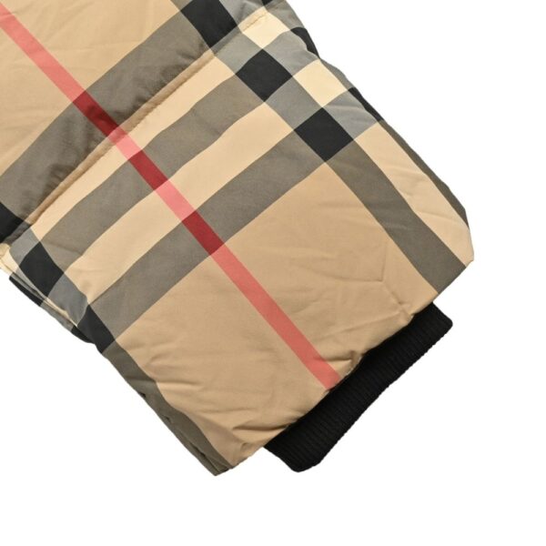 Burberry 24Fw Classic plaid striped down jacket